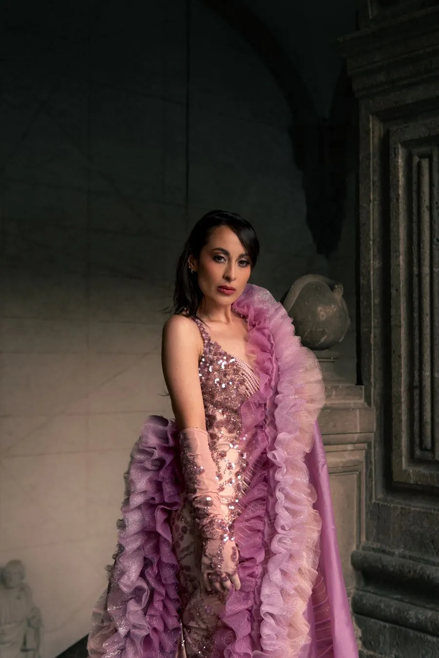 The Rosa Tulle Gown
