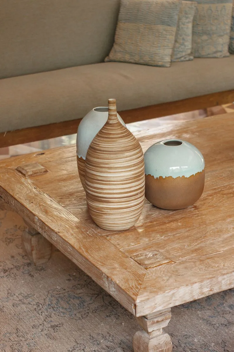Coastline Striped Vase